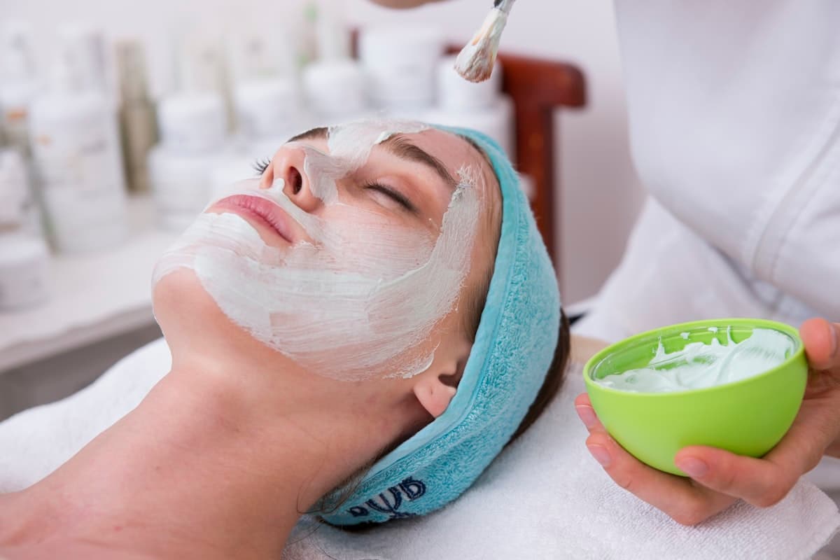 Woman with healthy glowing skin